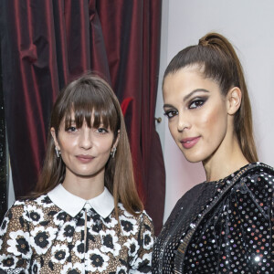 Annabelle Belmondo et Iris Mittenaere (Miss France et Miss Univers 2016) - Dîner de gala de l'association AEM (Un Avenir pour les Enfants du Monde) au bénéfice des enfants du Rwanda organisé par B.Djian au Pavillon Ledoyen à Paris, France, le 12 décembre 2019. Chaque année avant les fêtes, B.Djian mobilise la mode, le temps d'un dîner caritatif au profit des enfants du Rwanda. La directrice de la rédaction de Numéro Magazine associe à la cause de l'association AEM, les grandes maisons de couture française. © Olivier Borde/Bestimage