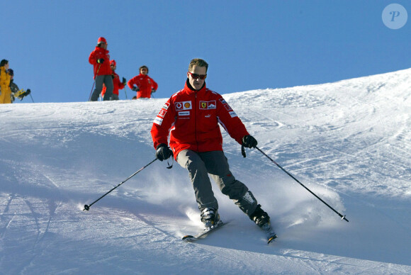 Michael Schumacher en Italie, le 11 janvier 2005.