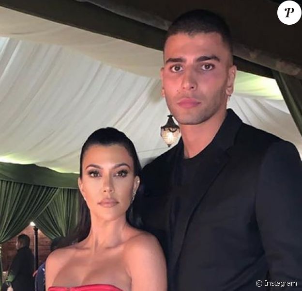 Kourtney Kardashian et Younes Bendjima le 27 décembre 2019 sur Instagram.