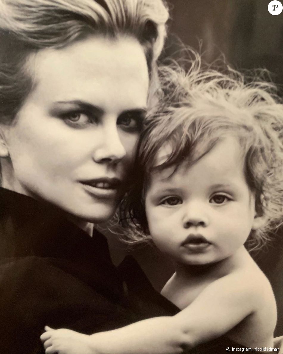 Nicole Kidman partage une rarissime photo de sa fille Faith sur
