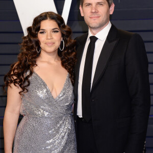 America Ferrera et son mari Ryan Piers Williams à la soirée Vanity Fair Oscar Party à Los Angeles, le 24 février 2019