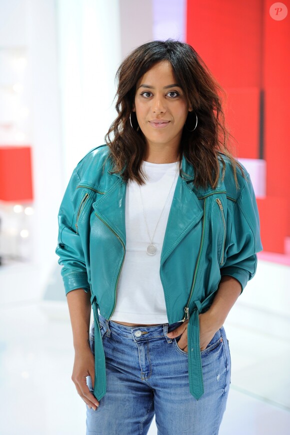 Amel Bent - Enregistrement de l'émission "Vivement Dimanche Prochain" présentée par M.Drucker et diffusée le 23 juin 2019 sur France 2. Le 3 juin 2019 © Guillaume Gaffiot / Bestimage