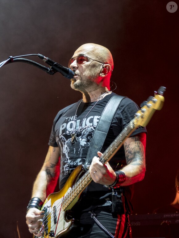 Pascal Obispo en concert lors du festival "Printemps de Pérouges" à Saint-Vulbas, le 28 juin 2019.