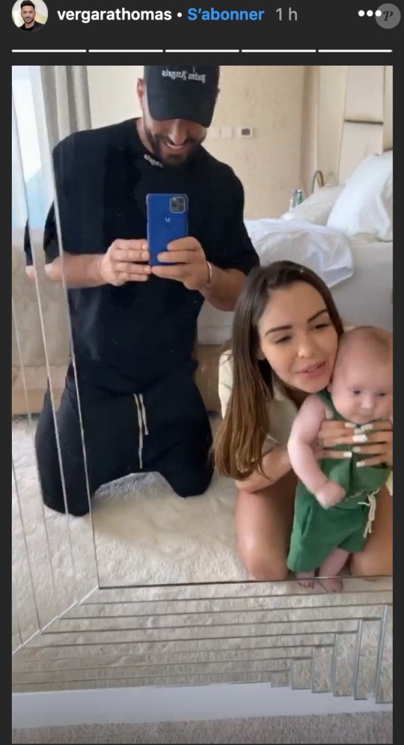 Nabilla et Thomas Vergara avec leur fils Milann - Instagram, 3 janvier 2020