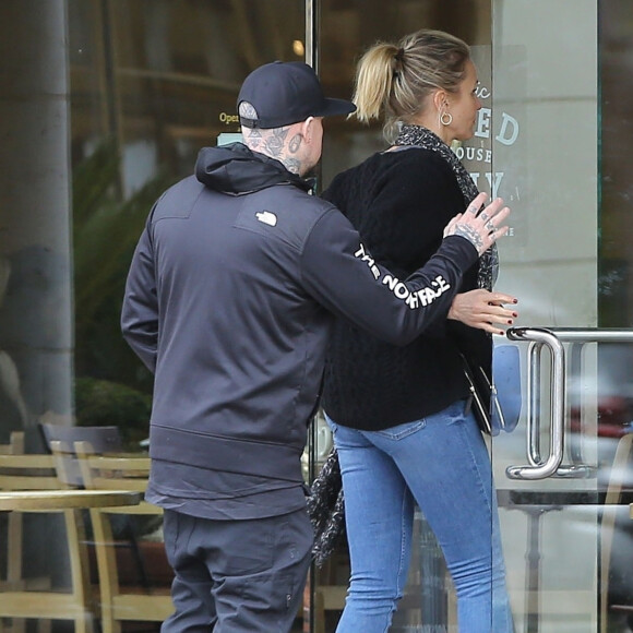 Exclusif - Cameron Diaz et Benji Madden à Calabasas, le 11 mars 2019