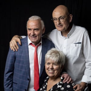 Exclusif - Michel Fugain, Mimie Mathy et son mari Benoist Gérard - Surprises - Backstage de l'enregistrement de l'émission "La Chanson secrète 4", qui sera diffusée le 4 janvier 2020 sur TF1, à Paris. Le 17 décembre 2019 © Gaffiot-Perusseau / Bestimage