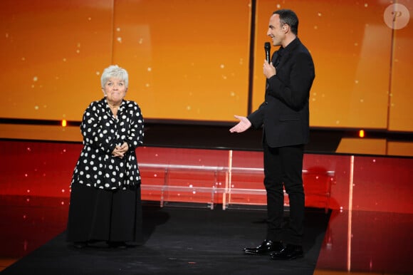 Exclusif - Mimie Mathy et Nikos Aliagas - Surprises - Enregistrement de l'émission "La Chanson secrète 4", qui sera diffusée le 4 janvier 2020 sur TF1, à Paris. Le 17 décembre 2019 © Gaffiot-Perusseau / Bestimage