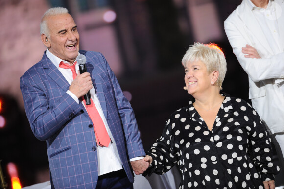 Exclusif - Michel Fugain et Mimie Mathy - Surprises - Enregistrement de l'émission "La Chanson secrète 4", qui sera diffusée le 4 janvier 2020 sur TF1, à Paris. Le 17 décembre 2019 © Gaffiot-Perusseau / Bestimage