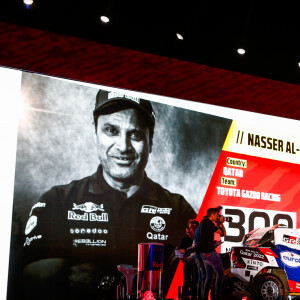 300 Al-Attiyah Nasser (qat), Baumel Matthieu (fra), Toyota Hilux, Toyota Gazoo Racing, Auto, Car, action lors de la cérémonie de départ du Dakar 2020 à Djeddah, Arabie Saoudite, le 4 janvier 2020. © François Flamand/Panoramic/Bestimage