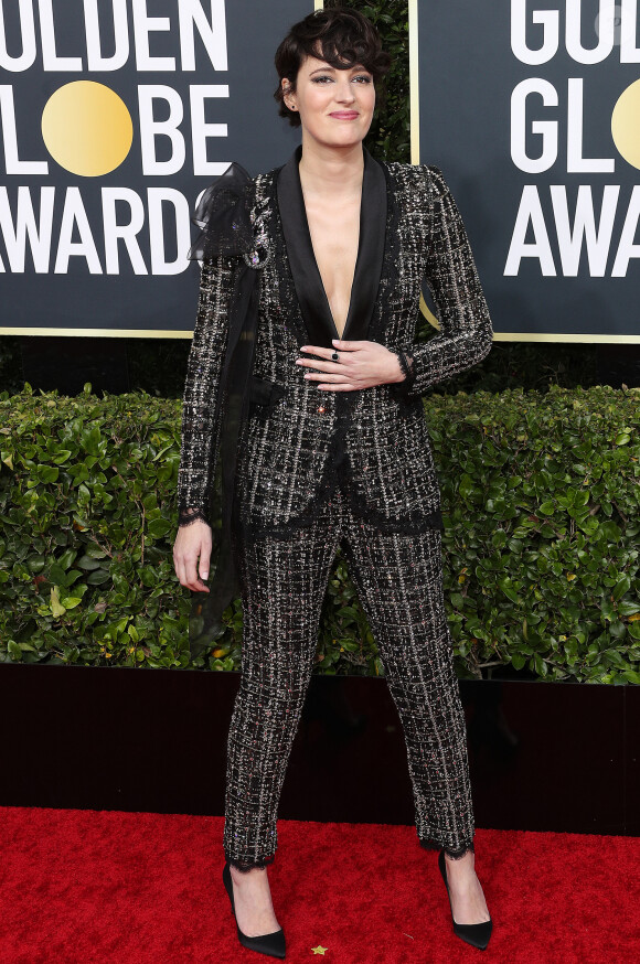 Phoebe Waller-Bridge assiste à la 77ème cérémonie annuelle des Golden Globe Awards au Beverly Hilton Hotel à Los Angeles, le 5 janvier 2020.