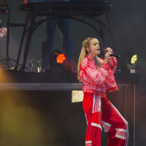 Angele etait sur la scene du Main Square Festival Arras 2019 Angèle en concert au Main Square Festival à Arras en France, le 4 juillet 2019.