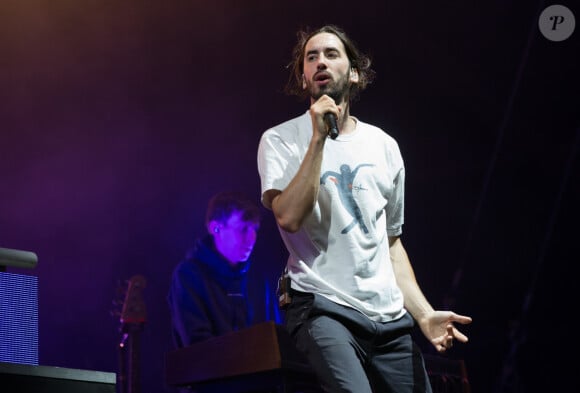 Lomepal en concert au Main Square Festival à Arras. Le 5 juillet 2019