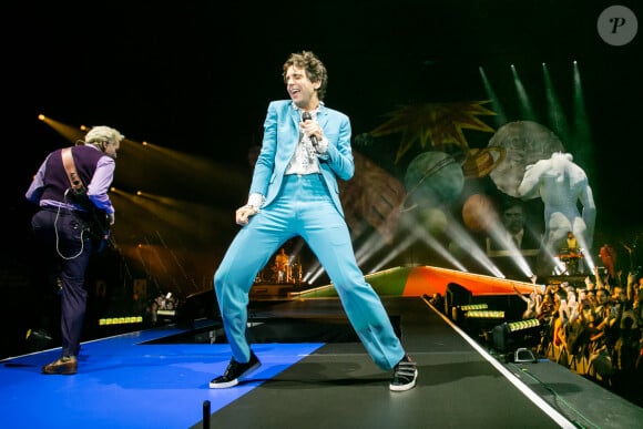 Mika en concert à Turin dans le cadre de sa tournée "Revelation" , le 24 novembre 2019.