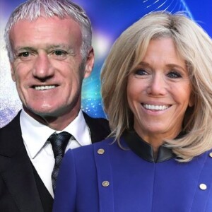 Brigitte Macron et Didier Deschamps, invités exceptionnels de Jean-Pierre Pernaut pour son JT de 13 heures sur TF1 à l'occasion du lancement de l'opération des Pièces Jaunes.
