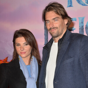 Camille Lacourt et sa compagne Alice Detollenaere (Miss Bourgogne 2010) - Projection exceptionelle de "La Reine des Neiges 2 " au Grand Rex à Paris le 13 novembre 2019. © Veeren Ramsamy/Bestimage