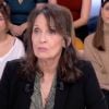 Chantal Lauby, invitée de l'émission "Clique" sur Canal+. Le 8 janvier 2020.