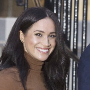 Le prince Harry, duc de Sussex, et Meghan Markle, duchesse de Sussex, en visite à la Canada House à Londres le 7 janvier 2020 © Ray Tang/London News Pictures via ZUMA Wire / Bestimage