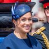 Meghan Markle, duchesse de Sussex - La parade Trooping the Colour 2019, célébrant le 93ème anniversaire de la reine Elisabeth II, au palais de Buckingham, Londres, le 8 juin 2019.