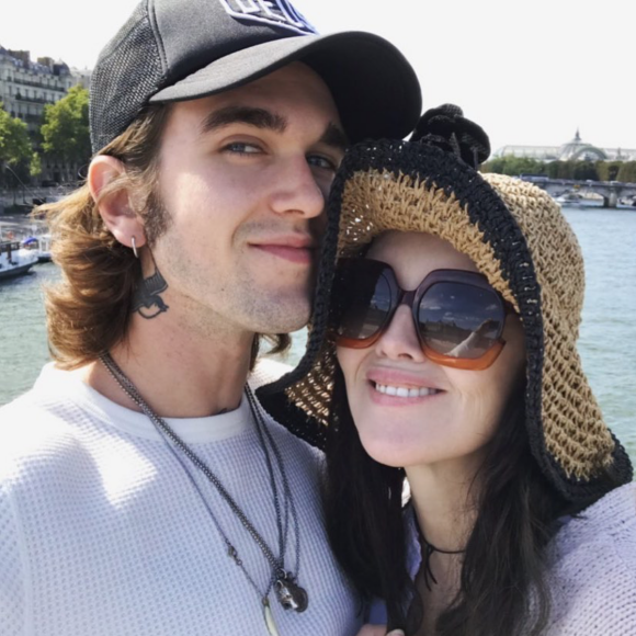 Isabelle Adjani et son fils Gabriel Kane. Septembre 2019.