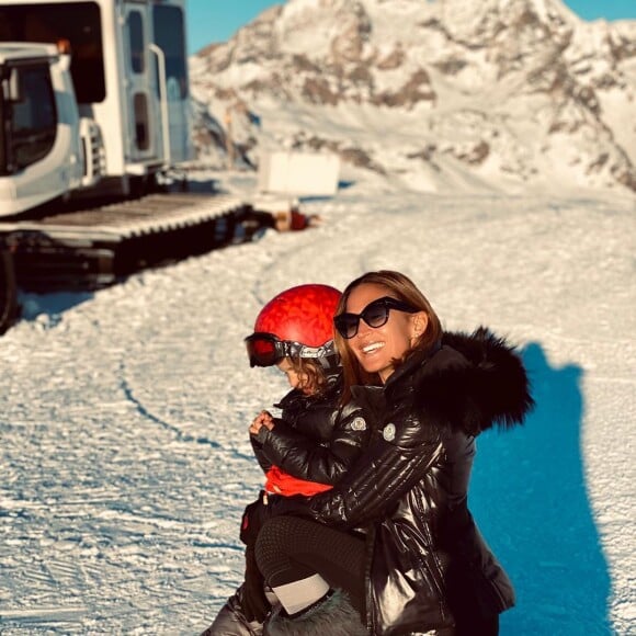 Vitaa en vacances avec son fils, le 9 janvier 2020 sur Instagram.