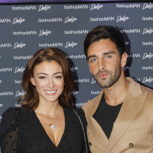 Rachel Legrain-Trapani et son compagnon Valentin Leonard - Soirée de lancement BoohooMan x Dadju à l'Institut du Monde Arabe à Paris, le 29 octobre 2019. © Veeren Ramsamy-Christophe Clovis/Beswtimage