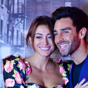 Valentin Léonard et sa compagne Rachel Legrain-Trapani (Miss France 2007) lors de la soirée de réouverture de la boutique "Breitling", située rue de la Paix. Paris, le 3 octobre 2019. © Rachid Bellak/Bestimage