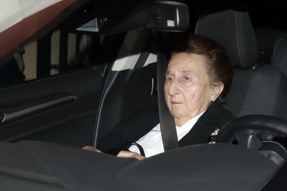 L'Infante Margarita de Bourbon - La famille royale d'Espagne se recueille après le décès de l'Infante Maria del Pilar de Bourbon à Madrid, le 8 janvier 2020.