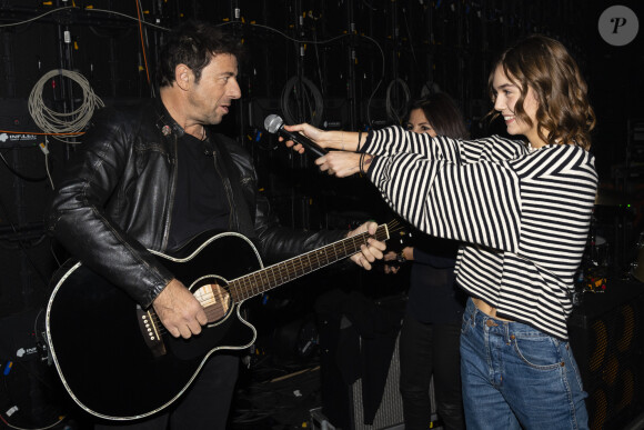 Exclusif -Patrick Bruel et Elise Petit (petite fille de Richard Berry) - Surprises - Backstage de l'enregistrement de l'émission "La Chanson secrète 5", qui sera diffusée le 11 janvier 2020 sur TF1, à Paris. Le 17 décembre 2019 © Gaffiot-Perusseau / Bestimage