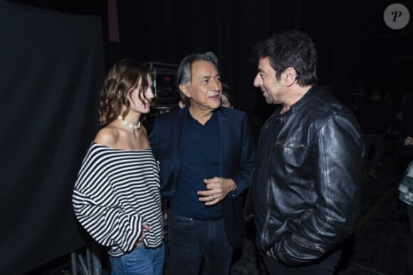 Exclusif  Richard Berry, sa petite fille Elise Petit et Patrick Bruel - Surprises - Backstage de l'enregistrement de l'émission "La Chanson secrète 5", qui sera diffusée le 11 janvier 2020 sur TF1, à Paris. Le 17 décembre 2019 © Gaffiot-Perusseau / Bestimage