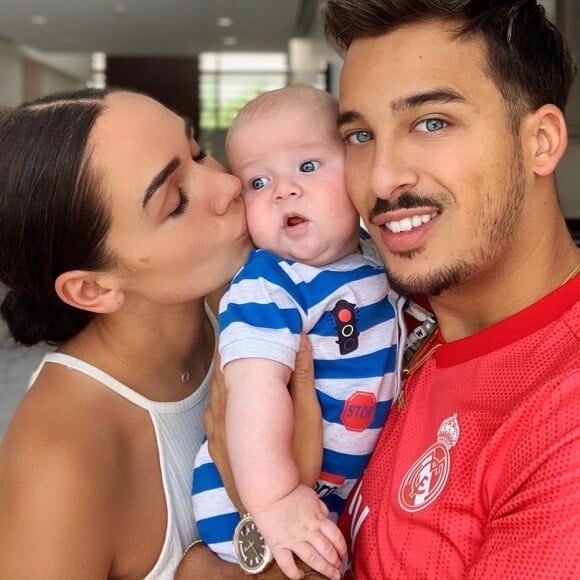 Jazz et Laurent avec leur fils Cayden, sur Instagram, le 20 mai 2019