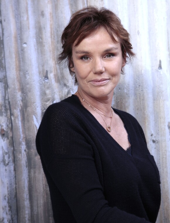 Portrait de Claire Nebout à Paris le 23 septembre 2015.