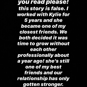 Victoria Villarroel, ancienne assitante de Kylie Jenner, sur Instagram.