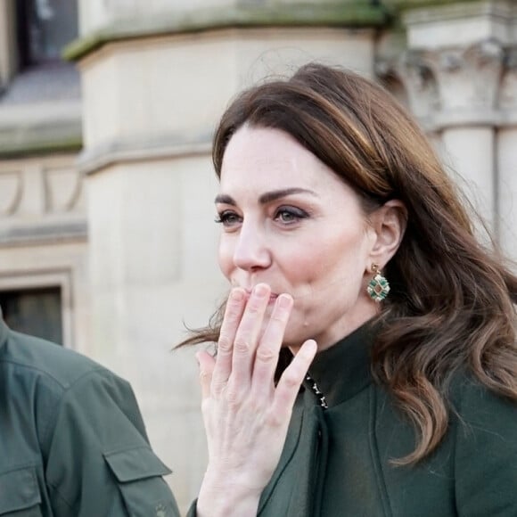 Le prince William, duc de Cambridge, et Catherine Kate Middleton, duchesse de Cambridge, lors d'une visite à la mairie de Bradford le 15 janvier 2020.