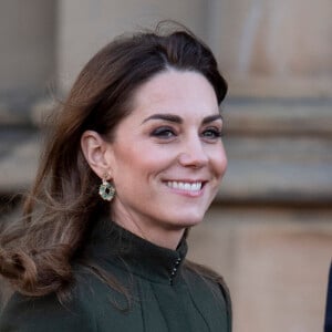 Kate Catherine Middleton, duchesse de Cambridge, à son arrivée à l'Hôtel de Ville de Bradford. Le 15 janvier 2020 15 January 2020.