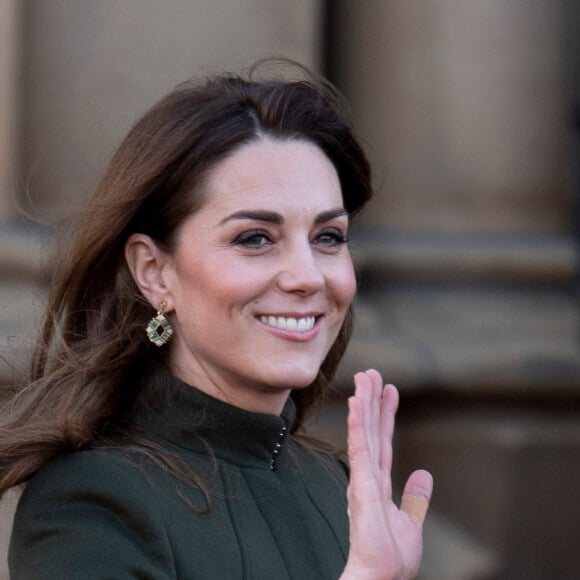 Kate Catherine Middleton, duchesse de Cambridge, à son arrivée à l'Hôtel de Ville de Bradford. Le 15 janvier 2020 15 January 2020.