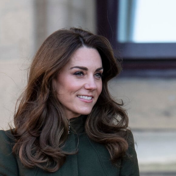 Kate Catherine Middleton, duchesse de Cambridge, à son arrivée à l'Hôtel de Ville de Bradford. Le 15 janvier 2020 15 January 2020.