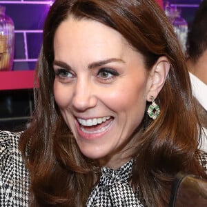 Kate Catherine Middleton, duchesse de Cambridge, a rencontré des membres de la communauté musulmane ainsi que des femmes du "Council Curry Circle" au restaurant MyLahore à Bradford. Le 15 janvier 2020