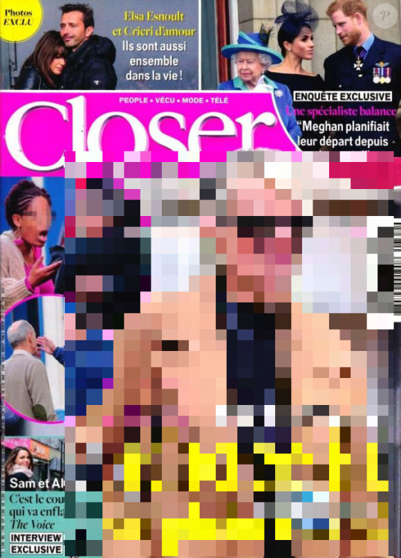Couverture du magazine "Closer".