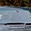 La reine Elizabeth II d'Angleterre au volant de son Range Rover à Sandringham le 11 Janvier 2020.
