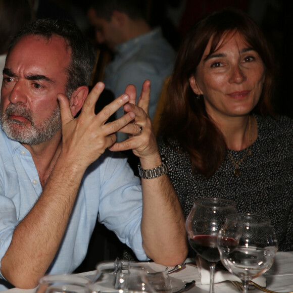 Exclusif - Bruno Solo et sa femme Véronique Cloche-Pin - Dîner de gala des Rencontres gastronomiques d'Agadir, l'alliance entre la gastronomie française et marocaine par Jean Colin, le président fondateur. Le 16 mars 2019 © Denis Guignebourg / BestImage
