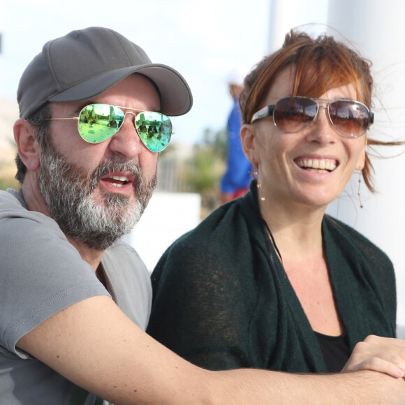 Exclusif - Bruno Solo et sa femme Véronique - Escapade des stars de Djerba à l'Hotel Radisson Blu Palace Resort & Thalasso à Djerba en Tunisie le 7 novembre 2015.