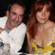 Exclusif - Prix Spécial - Bruno Solo et sa femme Véronique Cloche-Pin - Dîner de Gala dans le cadre de la grande campagne du Théâtre National de Chaillot pour la rénovation du Grand Foyer et de ses trésors Art Déco à Paris, le 29 juin 2015.