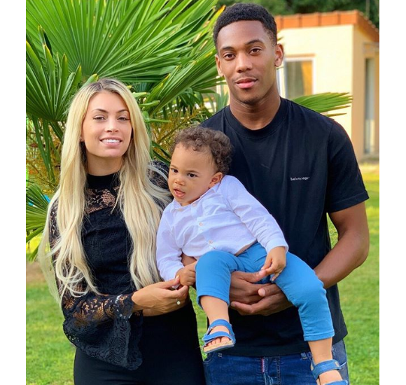 Mélanie Da Cruz et Anthony Martial ont célébré le premier anniversaire de leur fils Swan, le 27 juillet 2019 à Itteville, en Essonne.