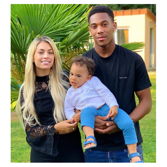 Mélanie Da Cruz et Anthony Martial ont célébré le premier anniversaire de leur fils Swan, le 27 juillet 2019 à Itteville, en Essonne.