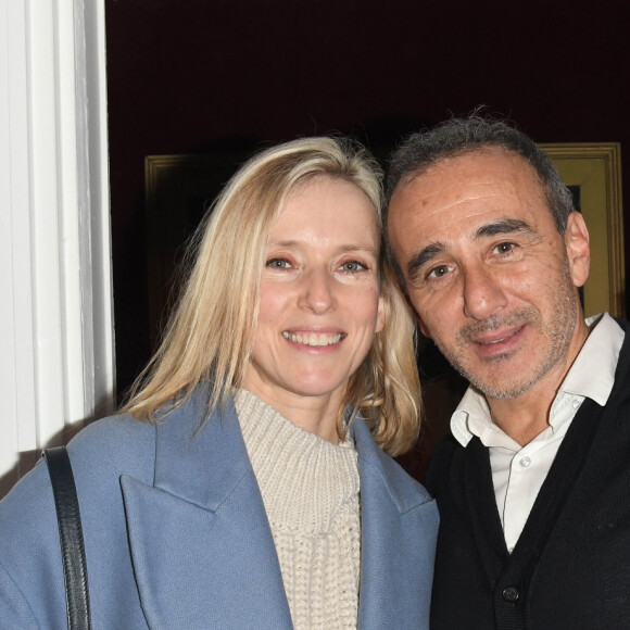 Exclusif - Léa Drucker et Elie Semoun - Première du spectacle "Elie Semoun et ses monstres" aux Folies Bergère à Paris le 7 janvier 2020. © Coadic Guirec/Bestimage