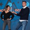 Mélanie Bernier et Arnaud Ducret lors du photocall du troisième jour de la 23ème édition du festival international du film de comédie l'Alpe d'Huez, Isère, France, le 16 janvier 2020. © Cyril Moreau/Bestimage