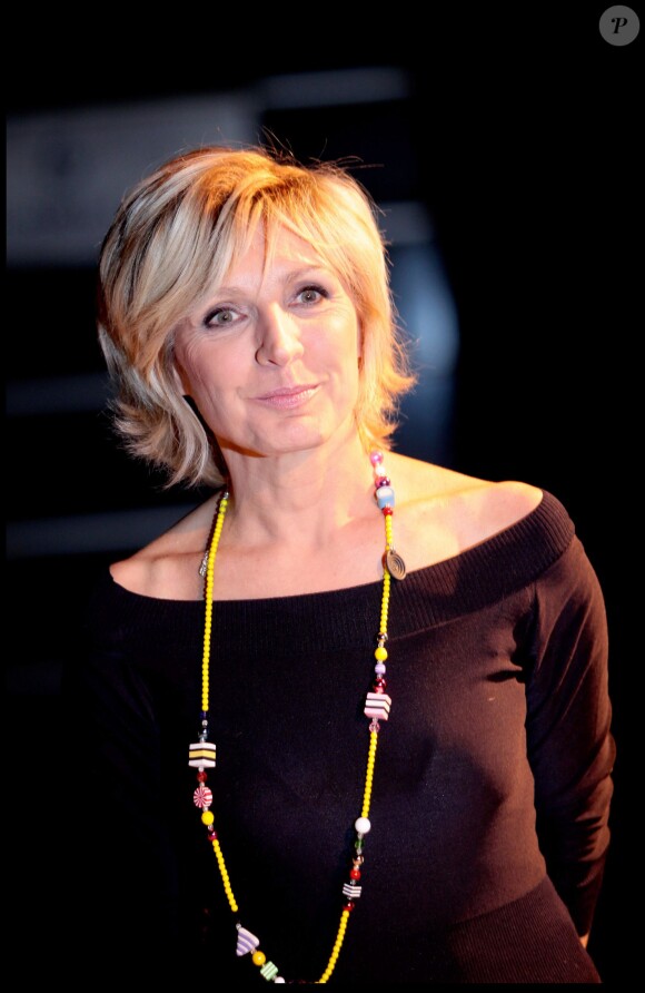Évelyne Dhéliat - Cocktail de rentrée de TF1 le 16 septembre 2009.