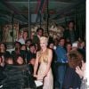 Madonna au défilé Jean Paul Gaultier pour la collection prêt à porter printemps été 1995, à Paris.