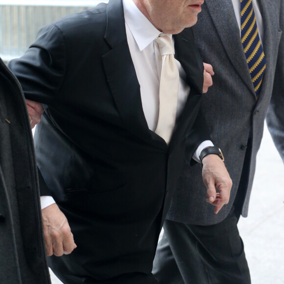 Harvey Weinstein arrive au tribunal à New York le 23 janvier 2020.