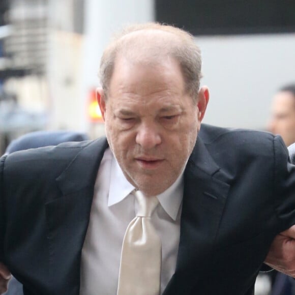 Harvey Weinstein arrive au tribunal à New York le 23 janvier 2020.